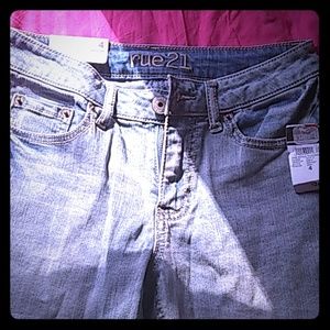 Rue 21 size four regular jeans